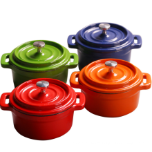 Green Enamel Cast Iron Kitchen Accessories Of Mini Casserole/pot